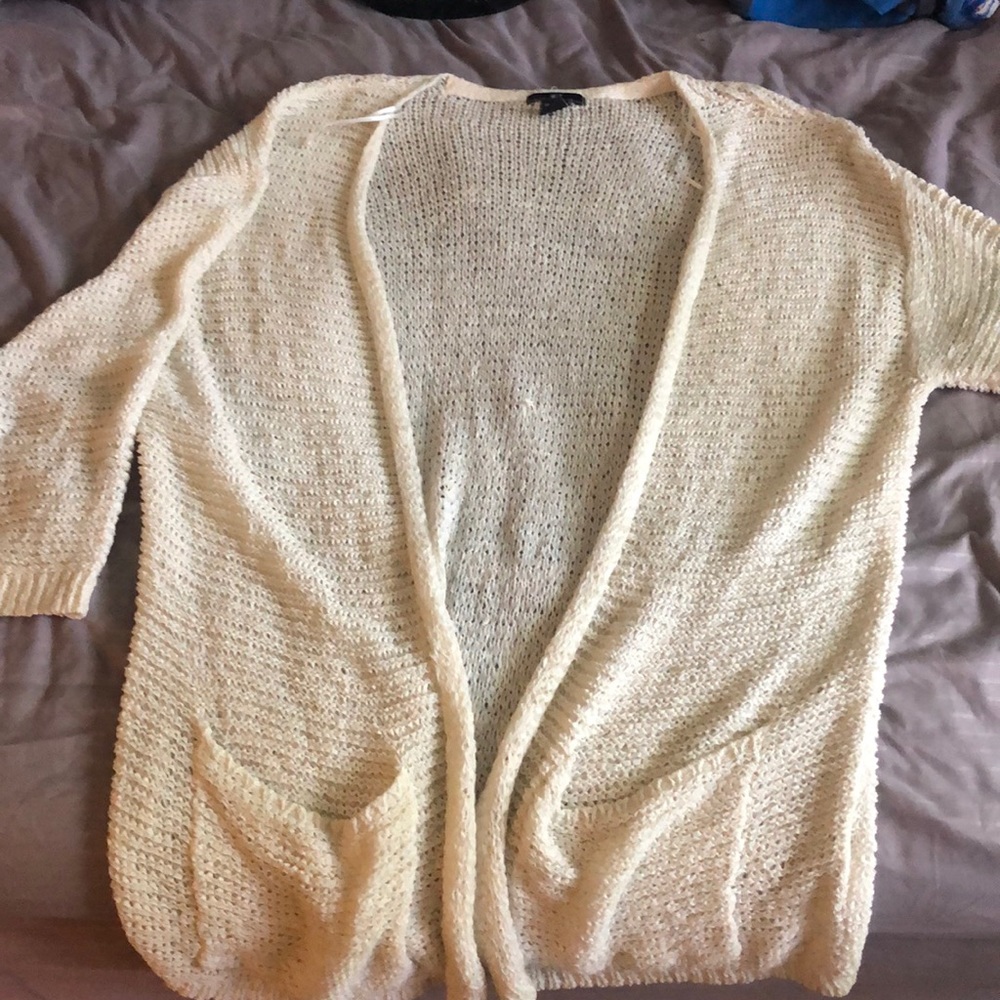 Cream cardigan